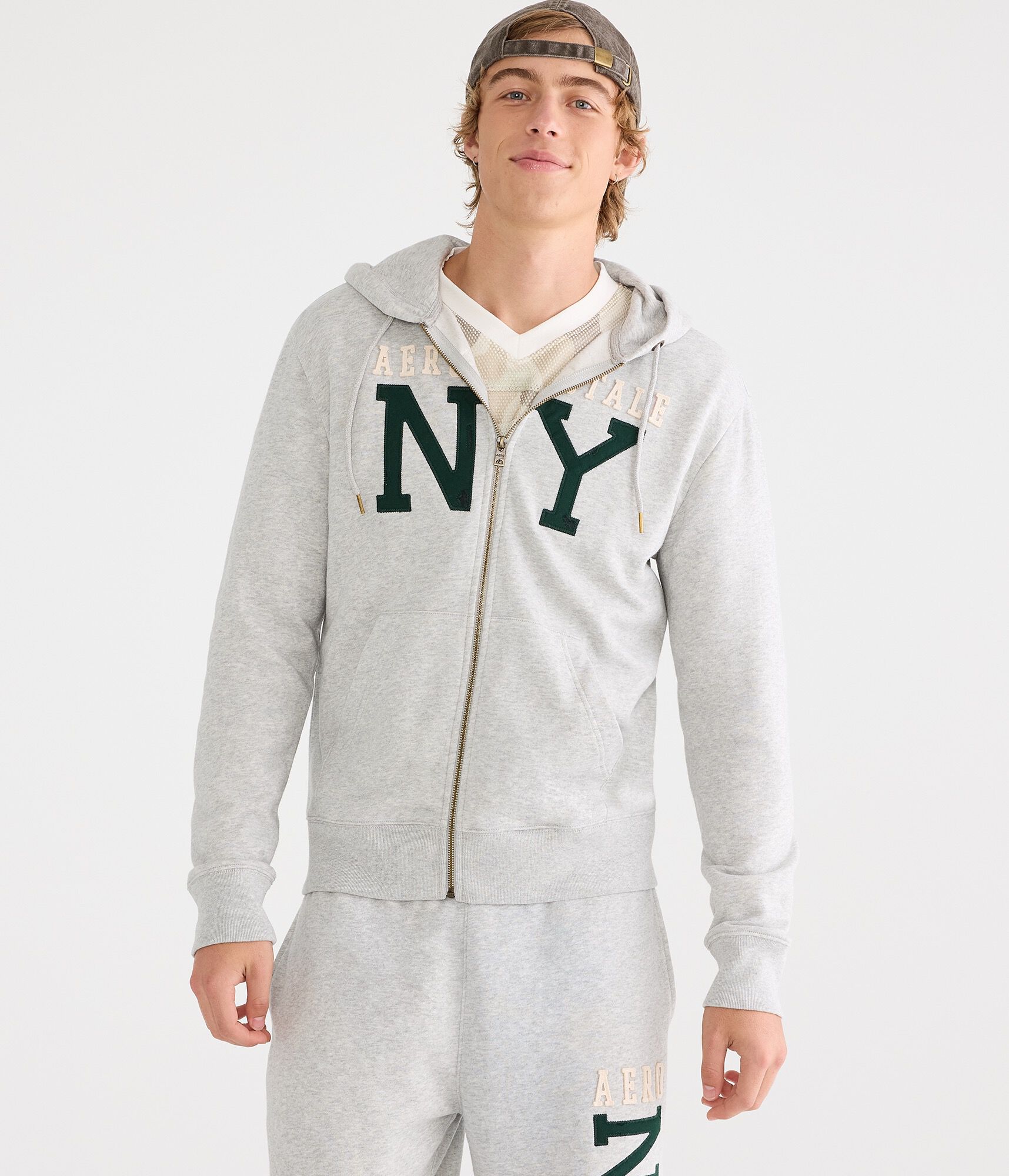 Aeropostale NY Heritage Full-Zip Hoodie