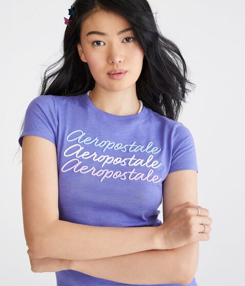 Stacked Script Logo Graphic Tee