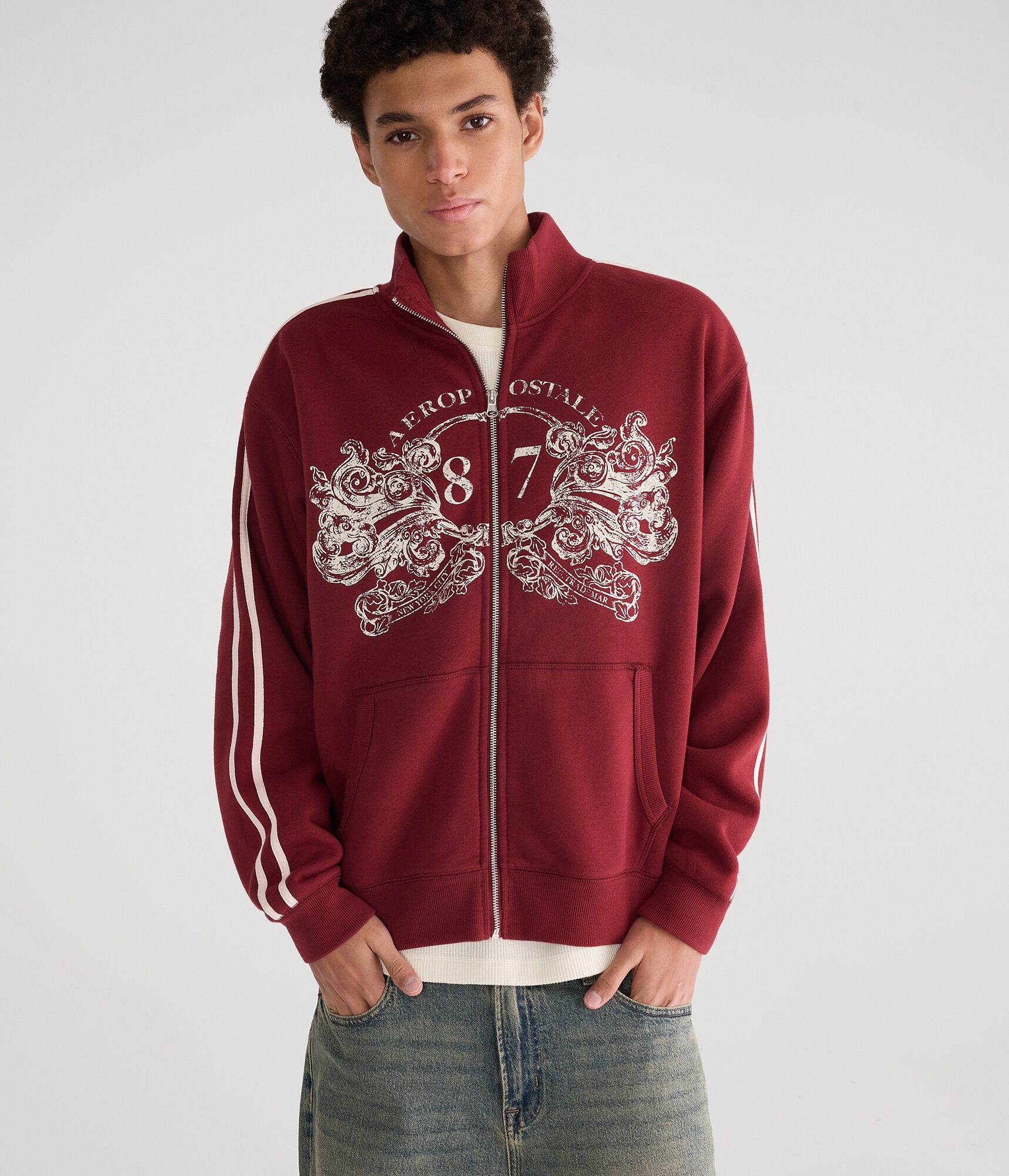 Aeropostale 87 Full-Zip Track Jacket