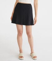 Solid Mini Skirt