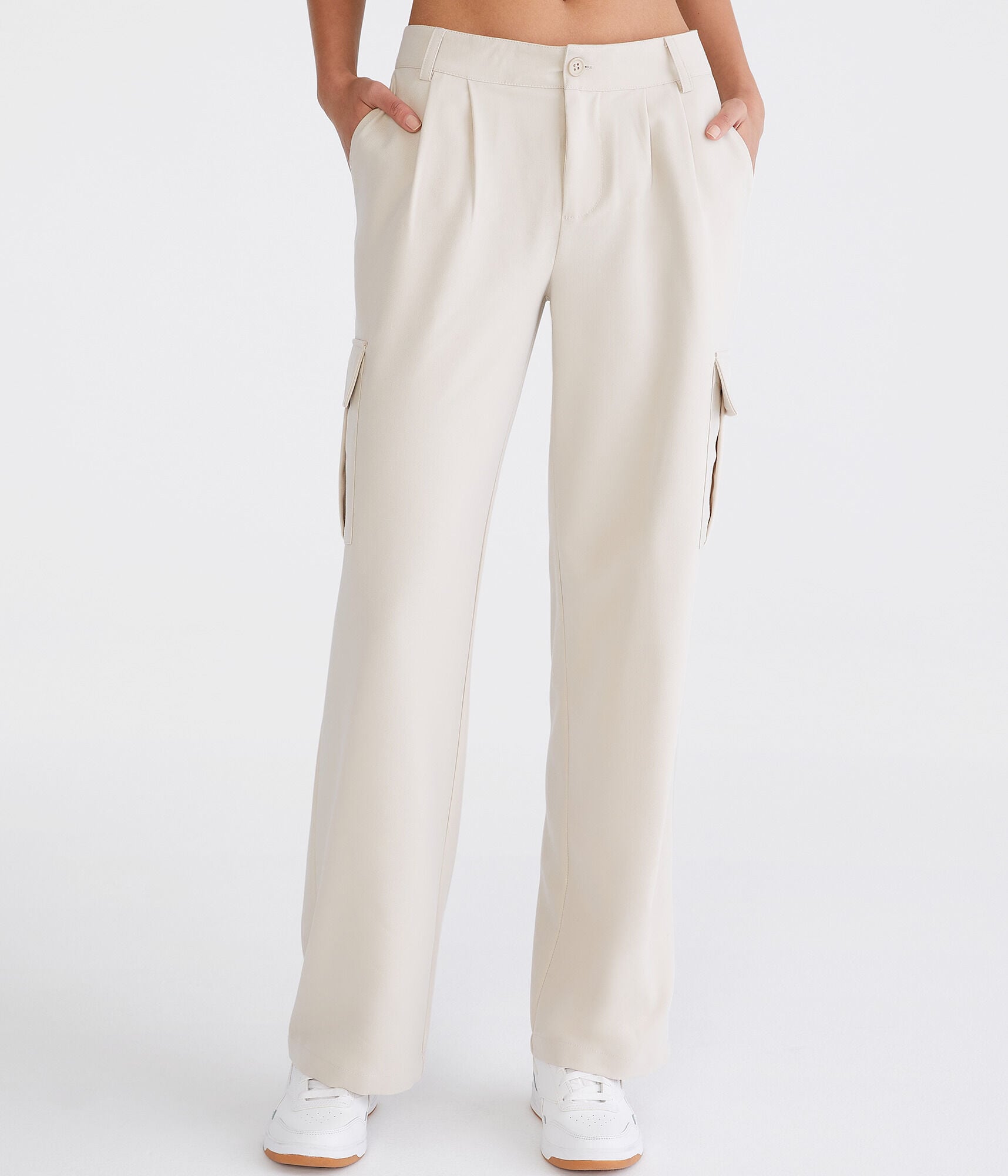 Low-Rise Cargo Trousers