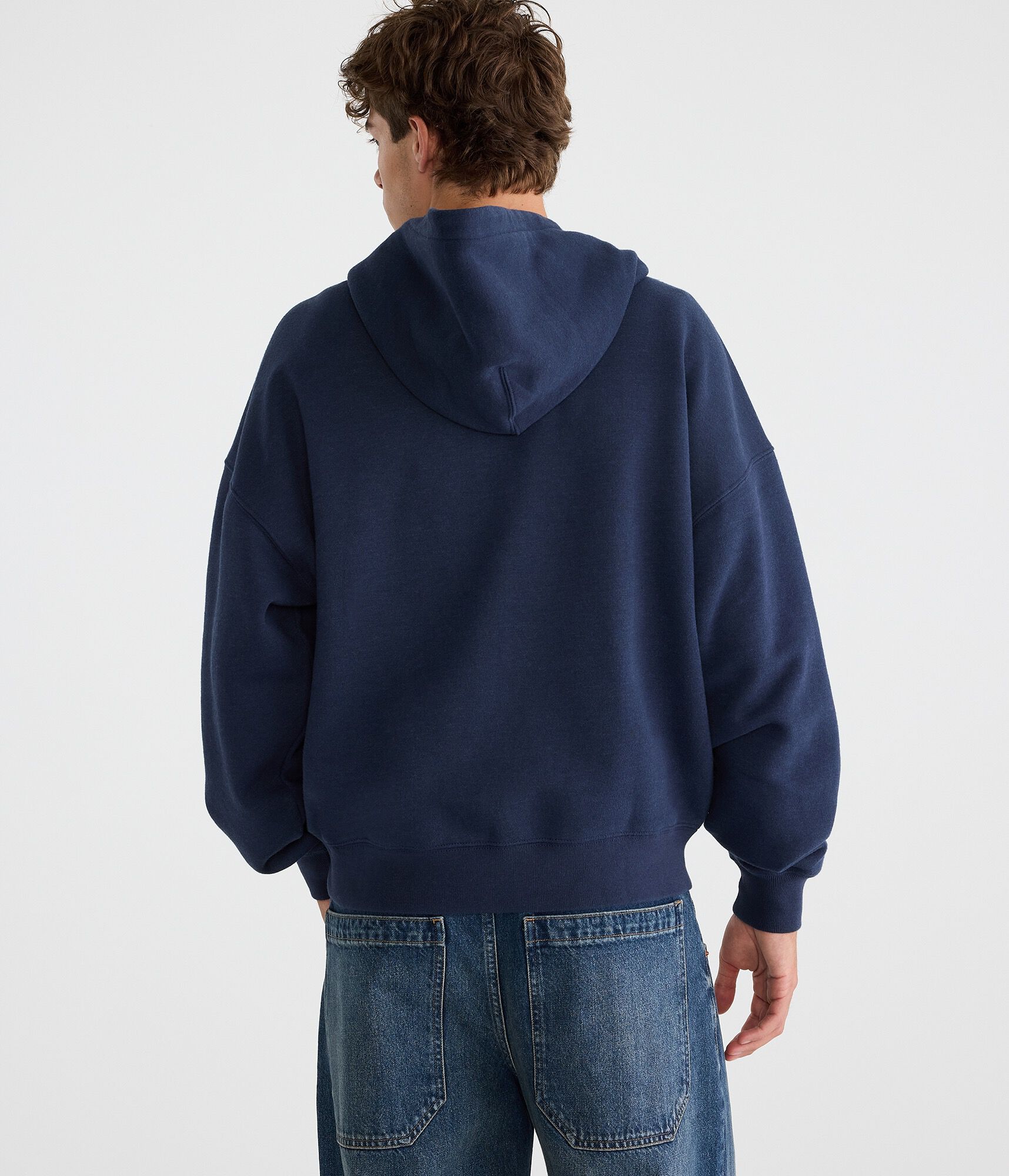 Aeropostale Worldwide Boxy Full-Zip Hoodie