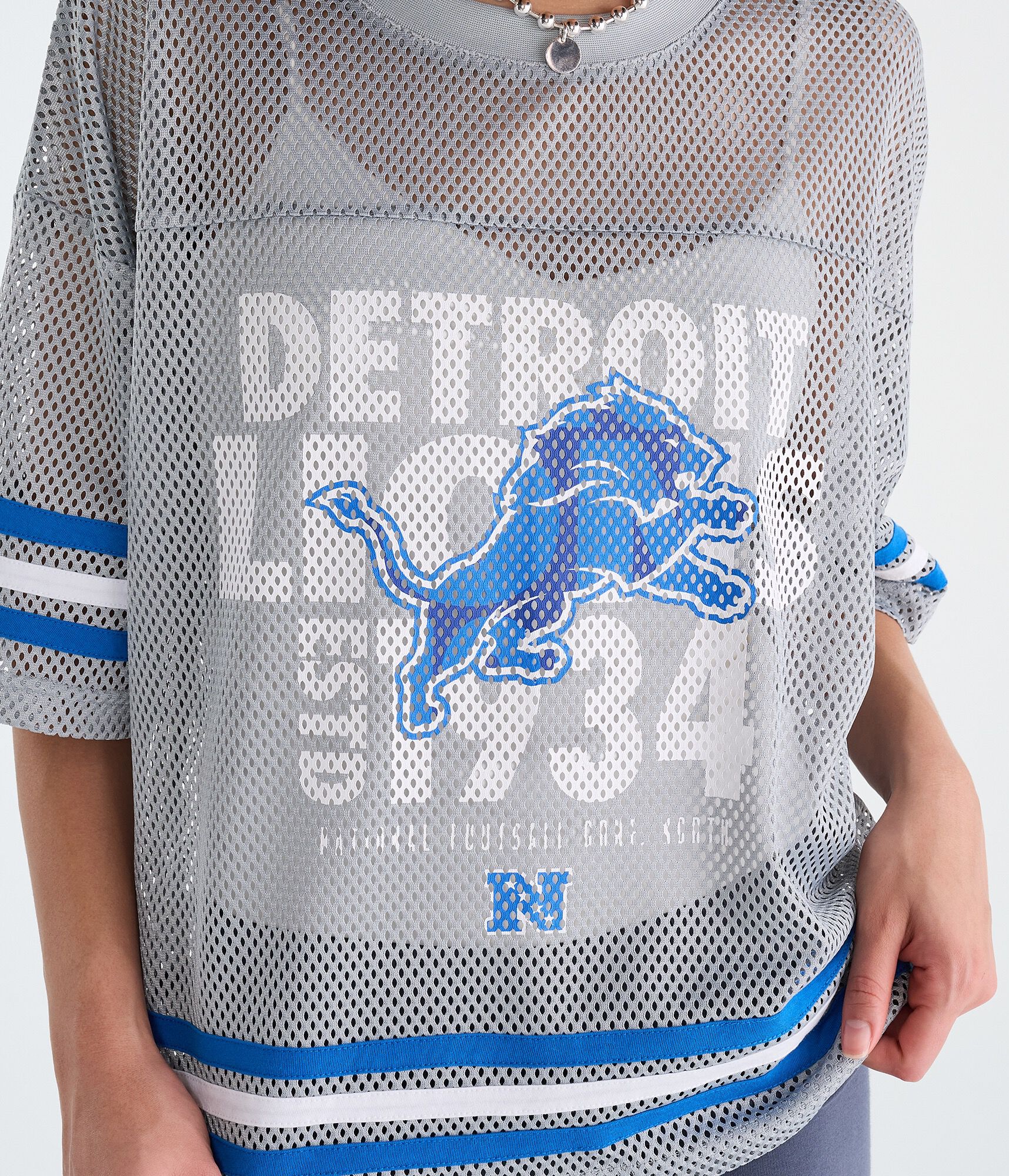 Detroit Lions Boxy Mesh Top
