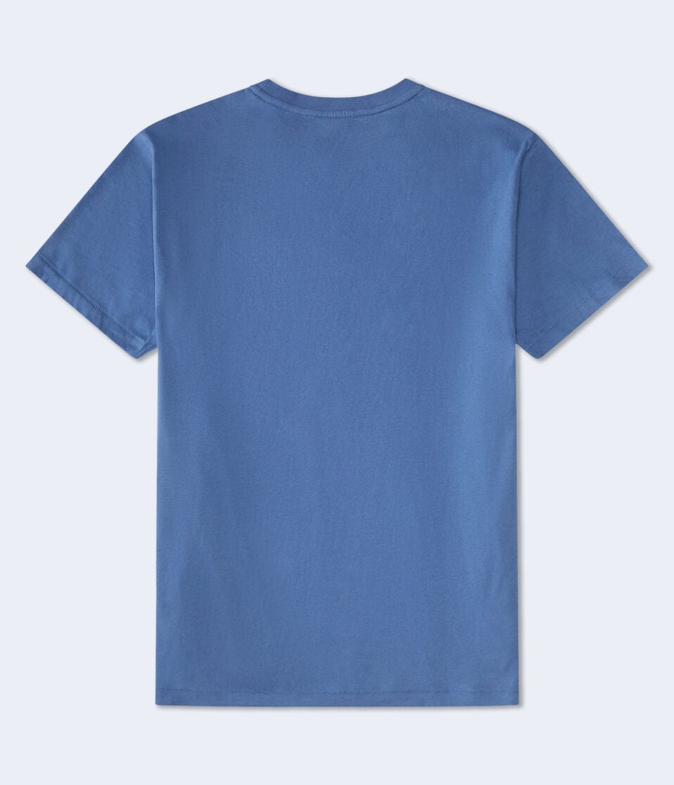 Aero 1987 Split Box Logo Appliqué Graphic Tee