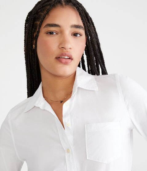 Long Sleeve Poplin Uniform Shirt Long Sleeve Poplin Uniform Shirt
