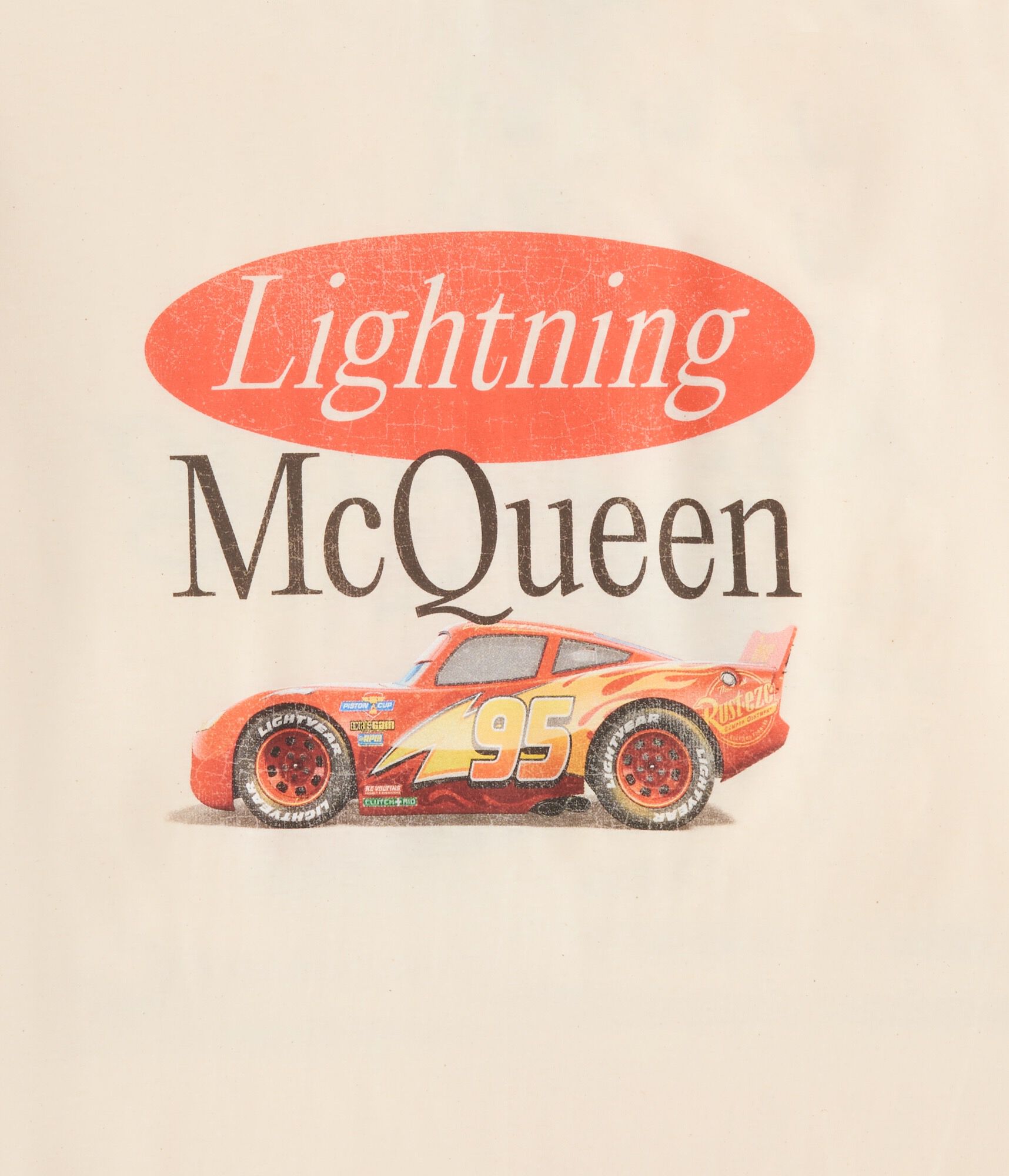 Disney Pixar Cars Lightning McQueen Relaxed Graphic Tee