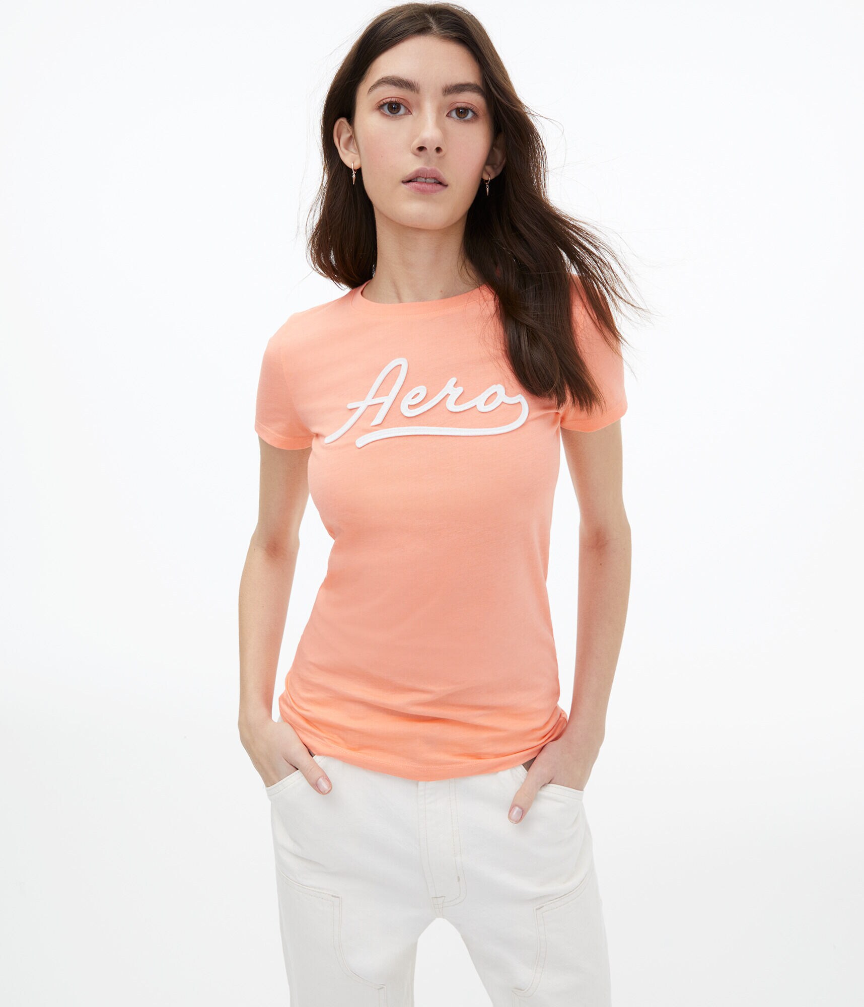 Aero Script Appliqu&eacute; Graphic Tee