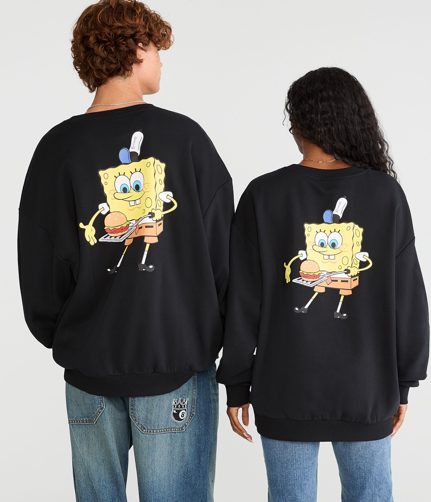 SpongeBob x Aero Krabby Patty Crew Sweatshirt