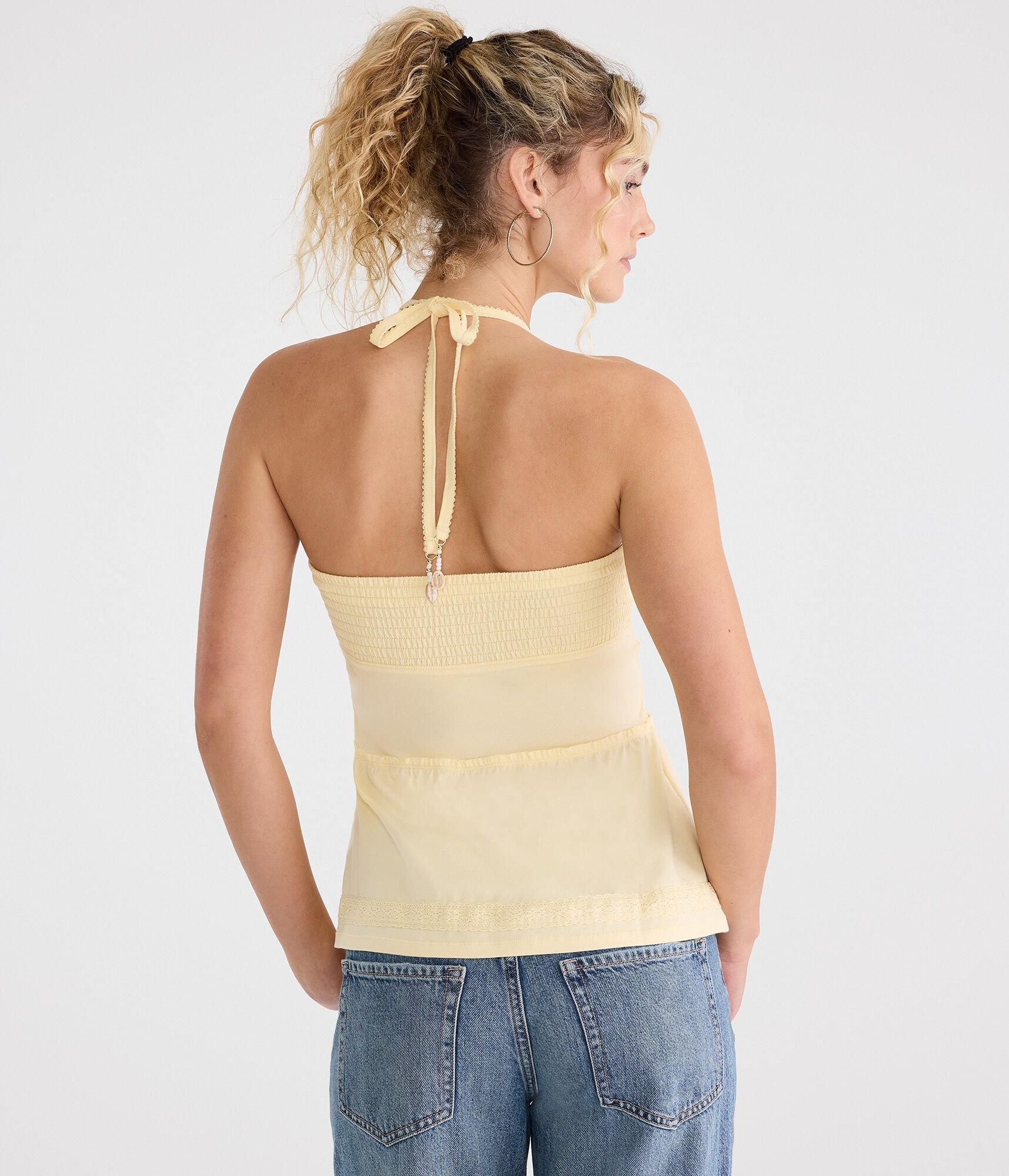 Seriously Soft Babydoll Halter Top