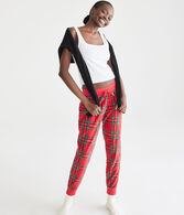 Plaid Polyfleece Sleep Joggers