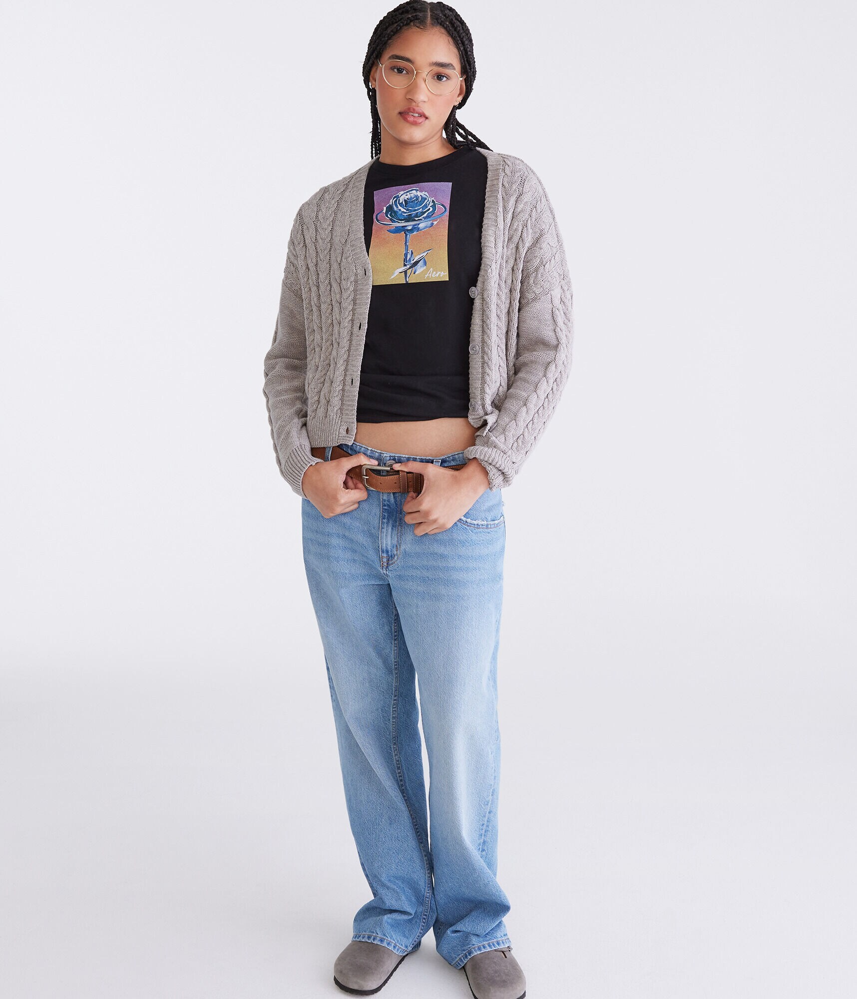 Aero Box Rose Graphic Tee