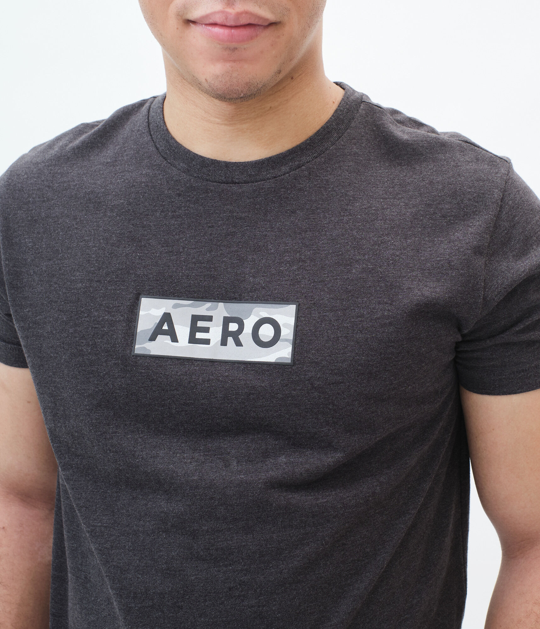 Camo Aero Box Logo Graphic Tee