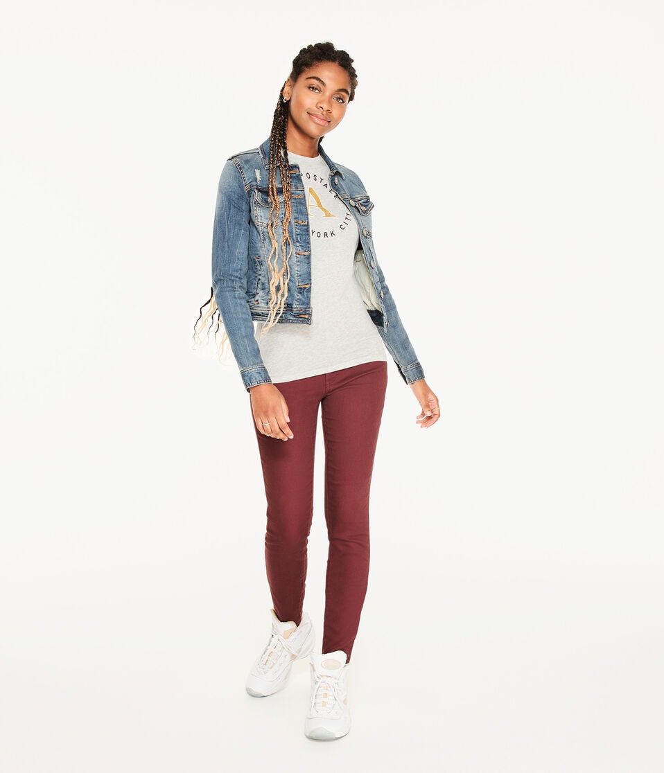 Seriously Stretchy Medium Wash Denim Jacket