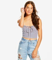 Striped Multiway Crop Top