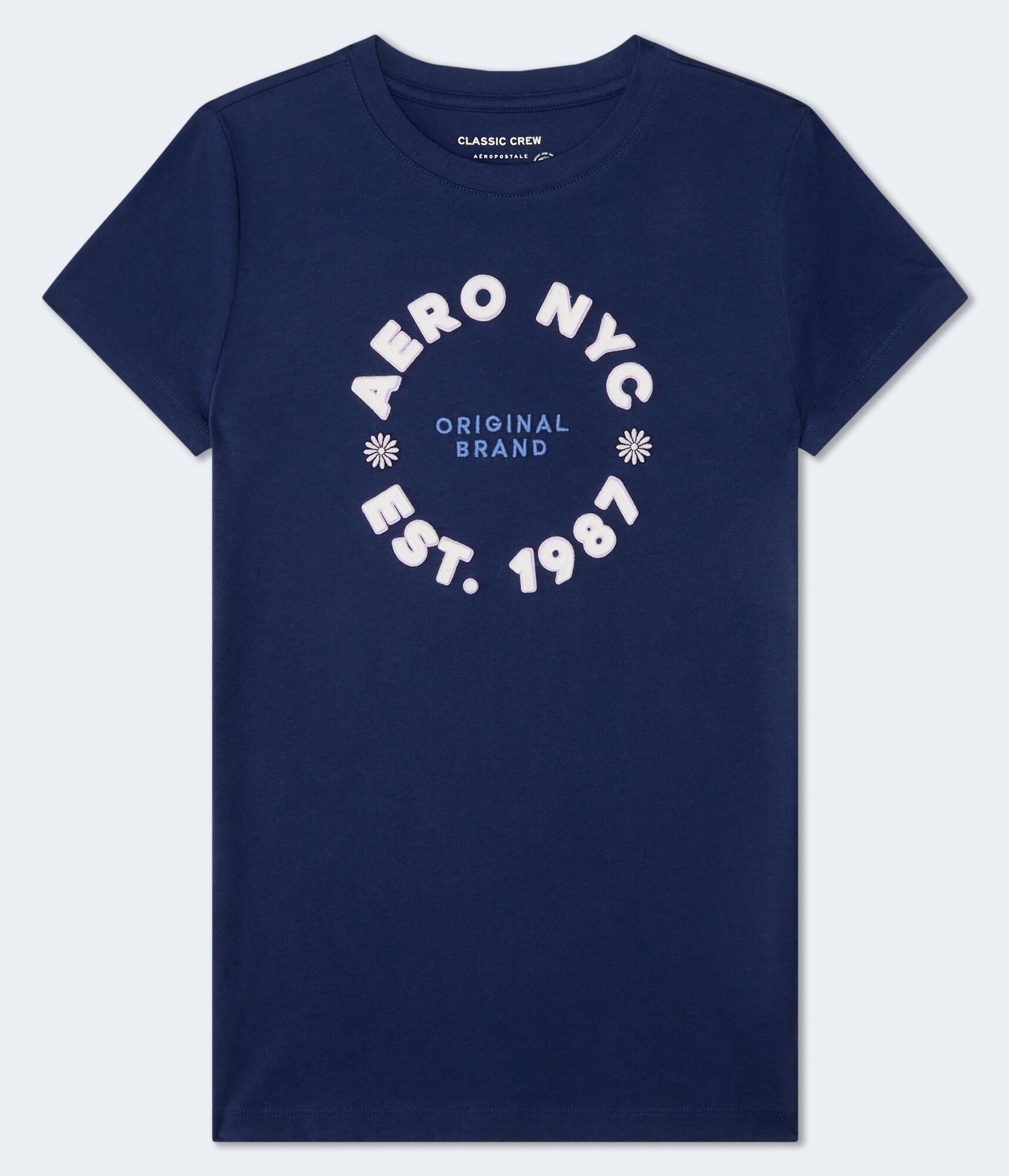 Aeropostale Daisies Appliqu&eacute; Graphic Tee