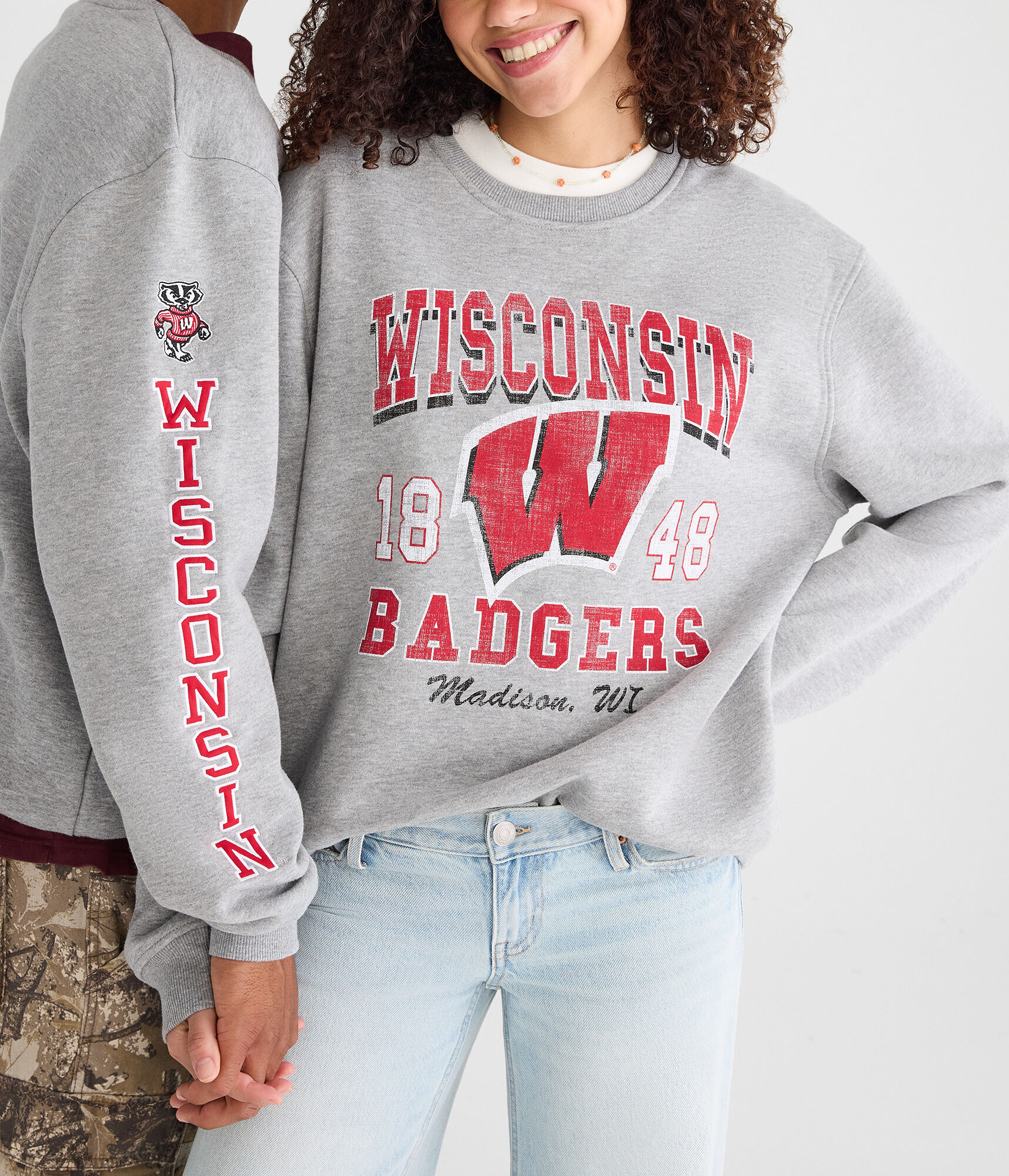 Wisconsin Badgers Crew Sweatshirt