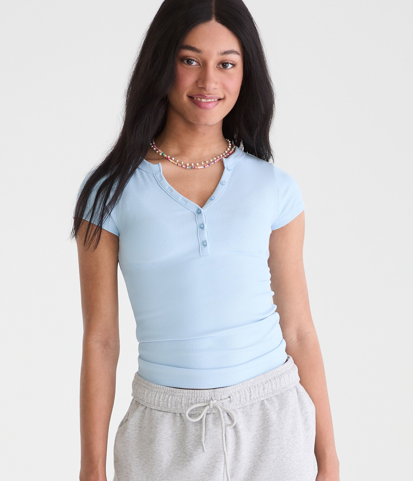 Buttery Soft V-Neck Henley