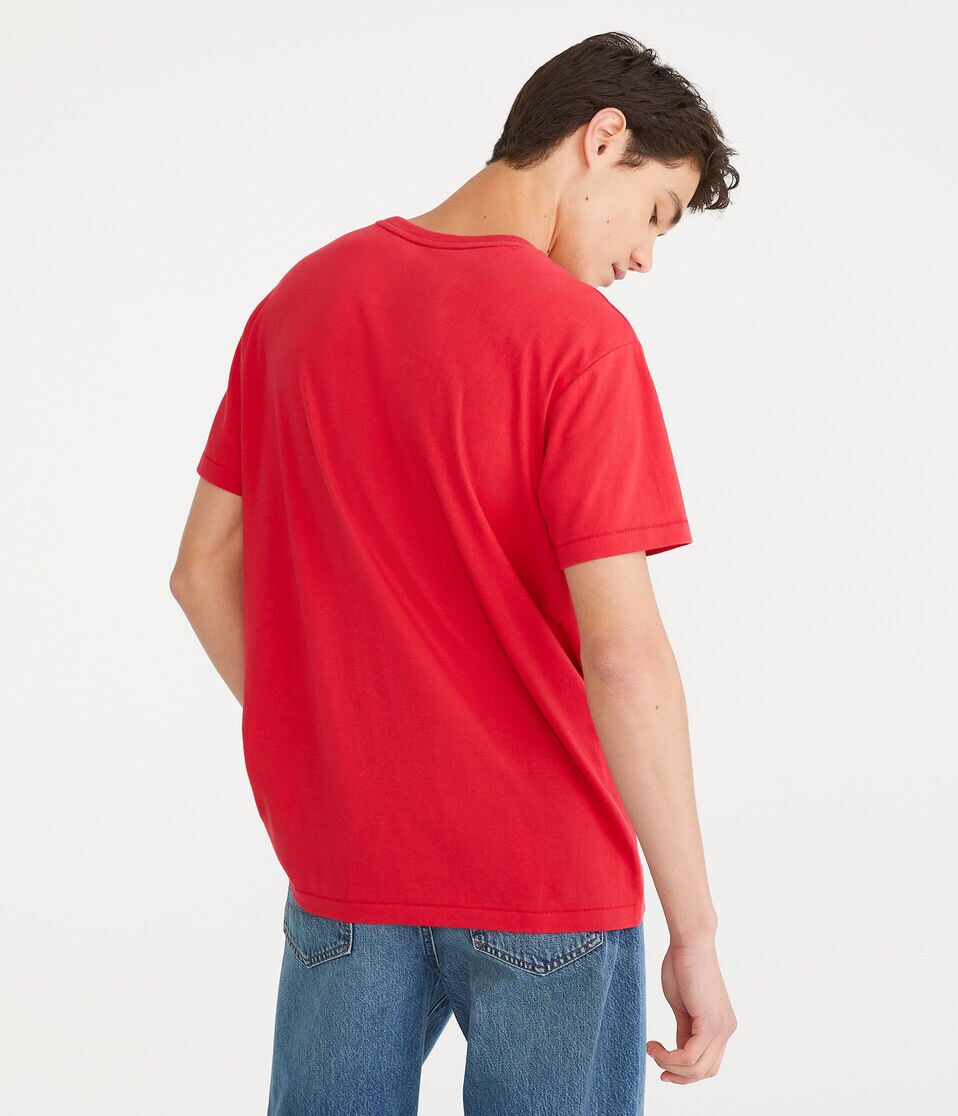 AeroNY Box Logo Appliqué Graphic Tee