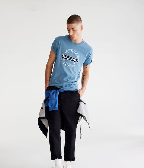 Aeropostale Circle Logo Graphic Tee Aeropostale Circle Logo Graphic Tee