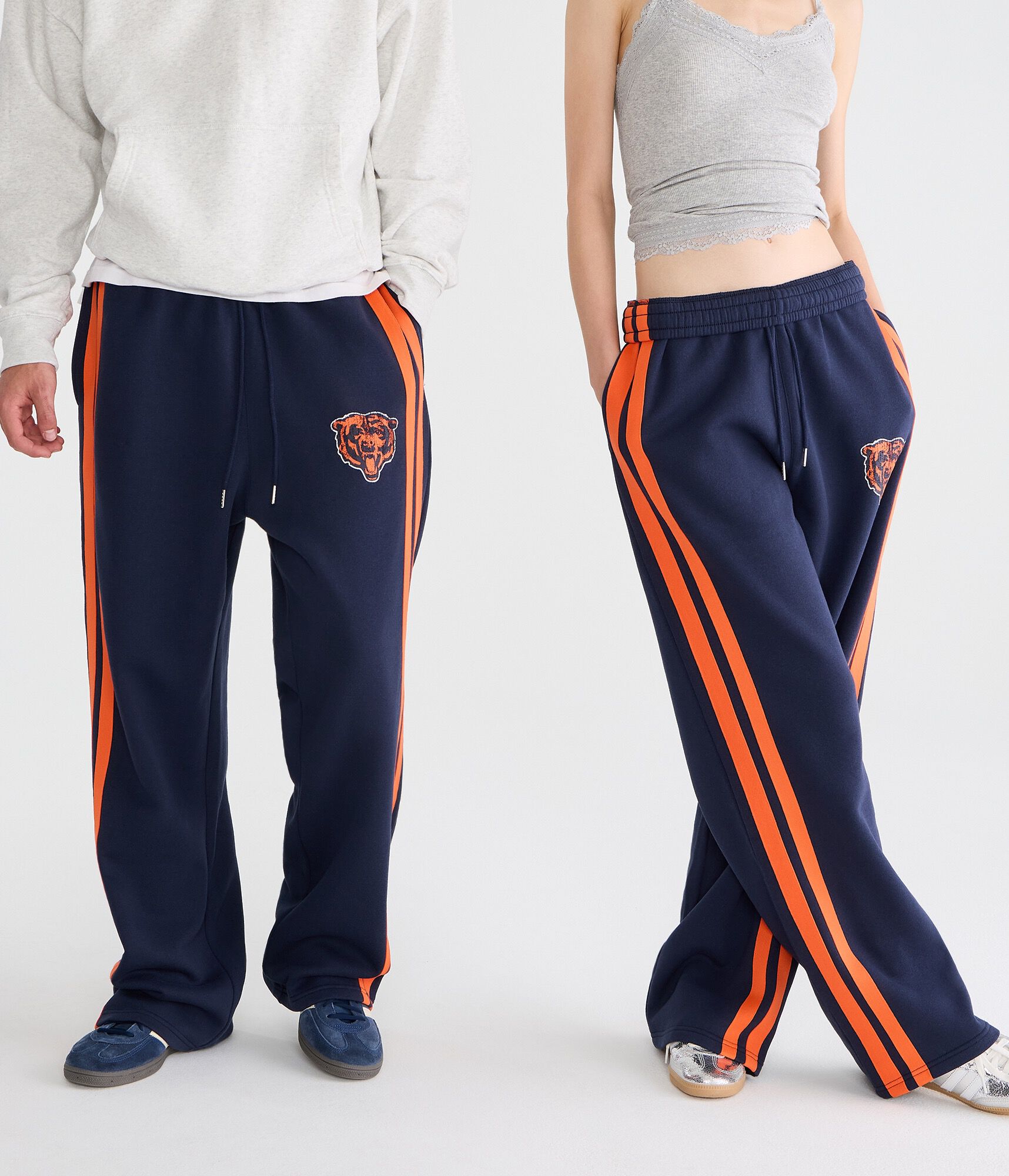 Chicago Bears Baggy Fleece Track Pants