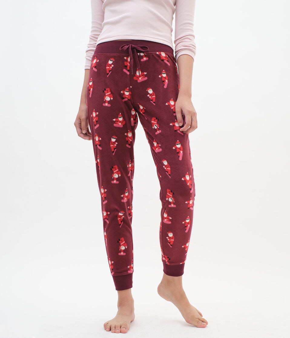 Snowboarding Santas Polyfleece Joggers