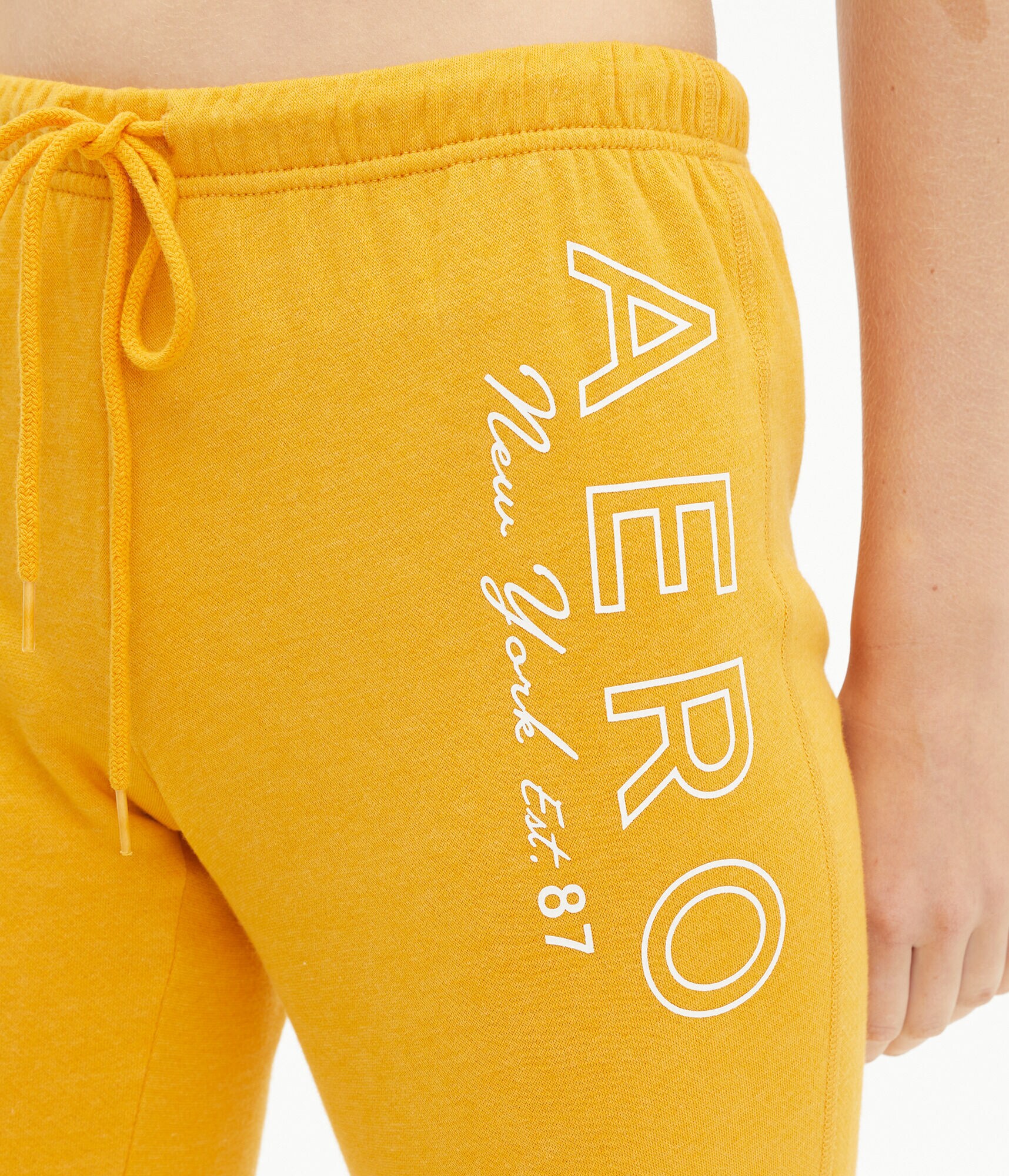 Aero New York Foil Cinched Sweatpants
