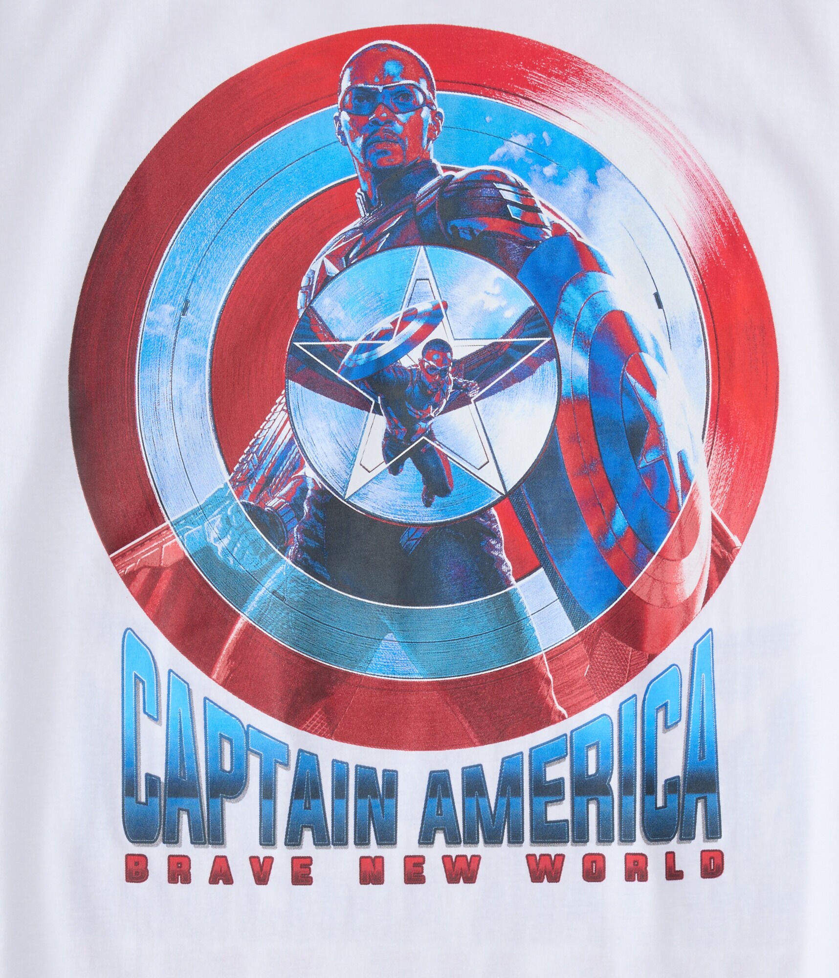 Marvel | Aero Captain America Brave New World Relaxed Graphic Tee