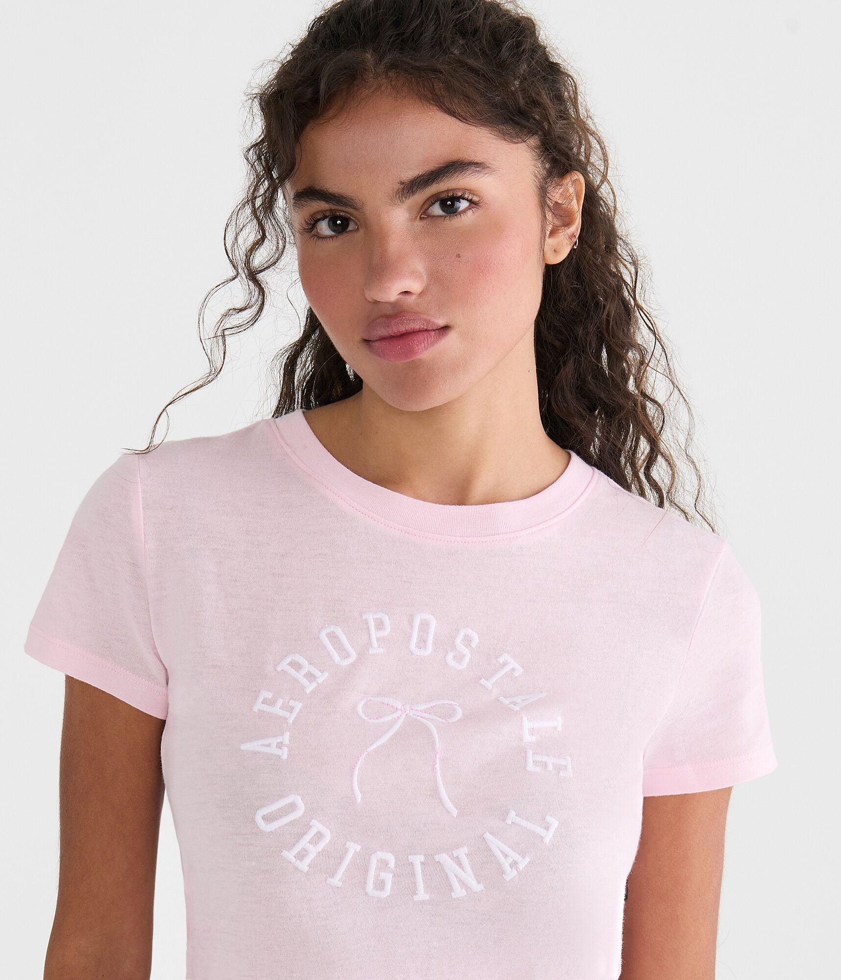 Aeropostale Bow Circle Graphic Tee