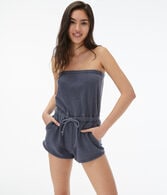 Strapless Fleece Romper