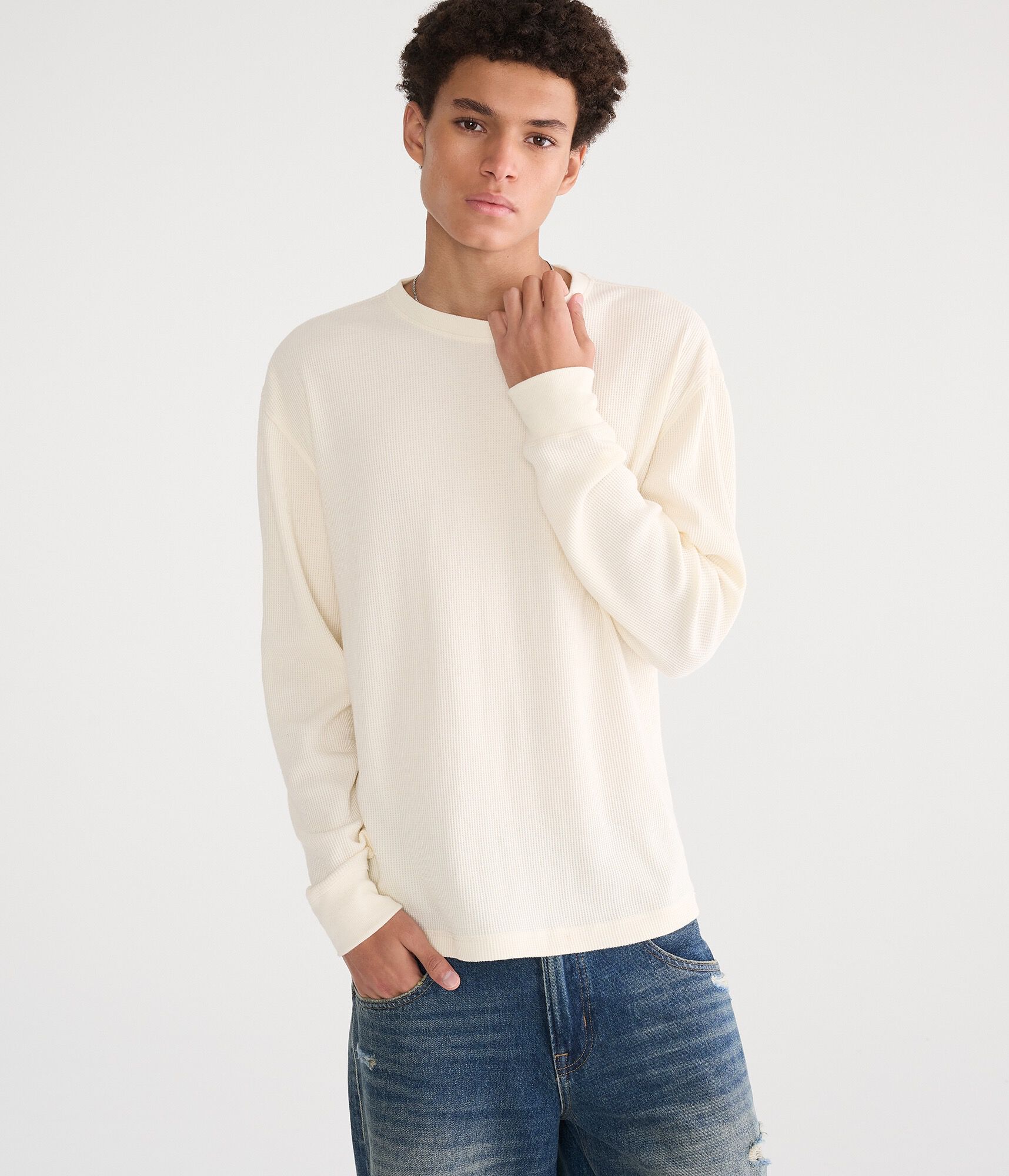 Long Sleeve Thermal Crew Tee
