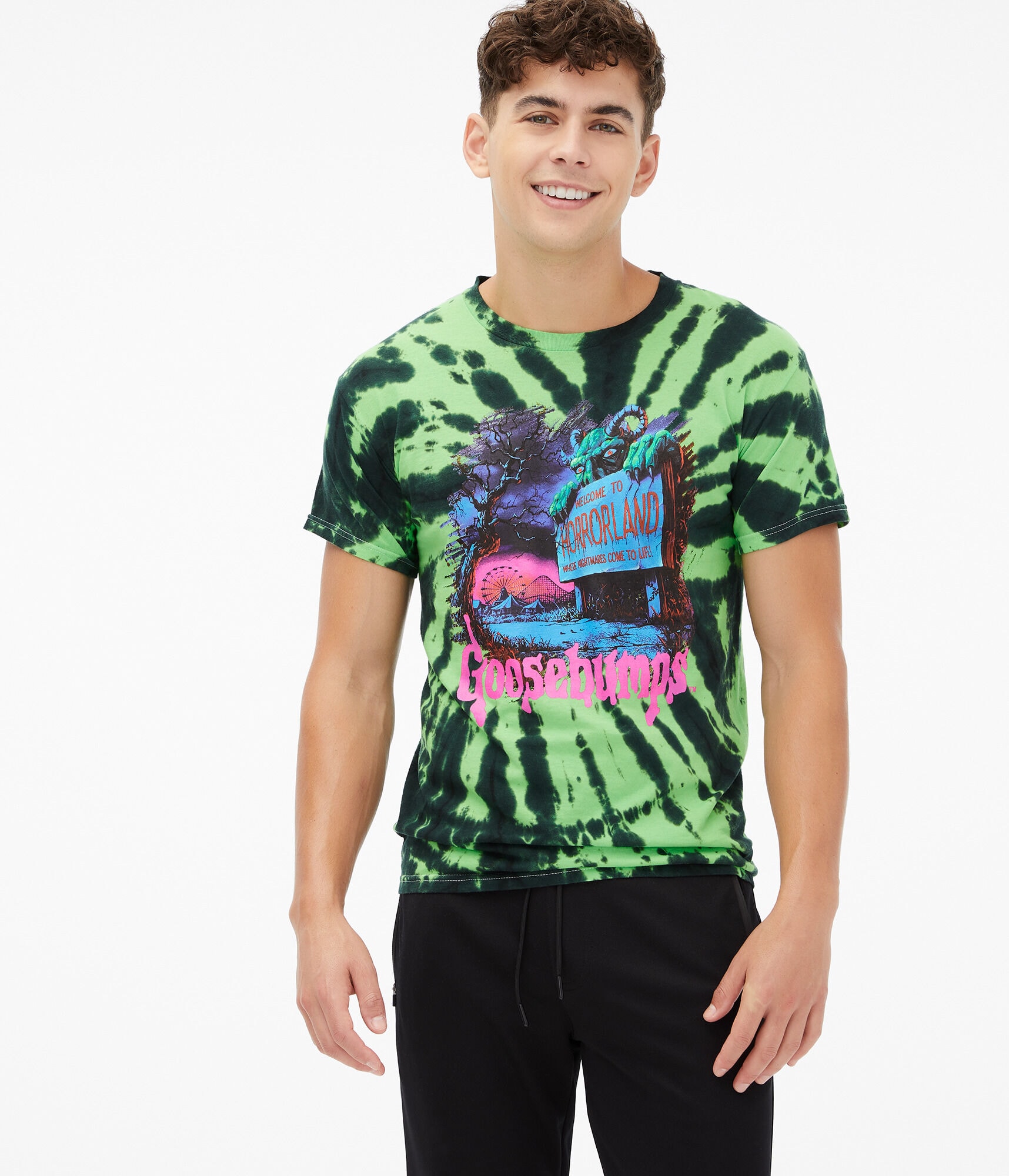 goosebumps tie dye shirt
