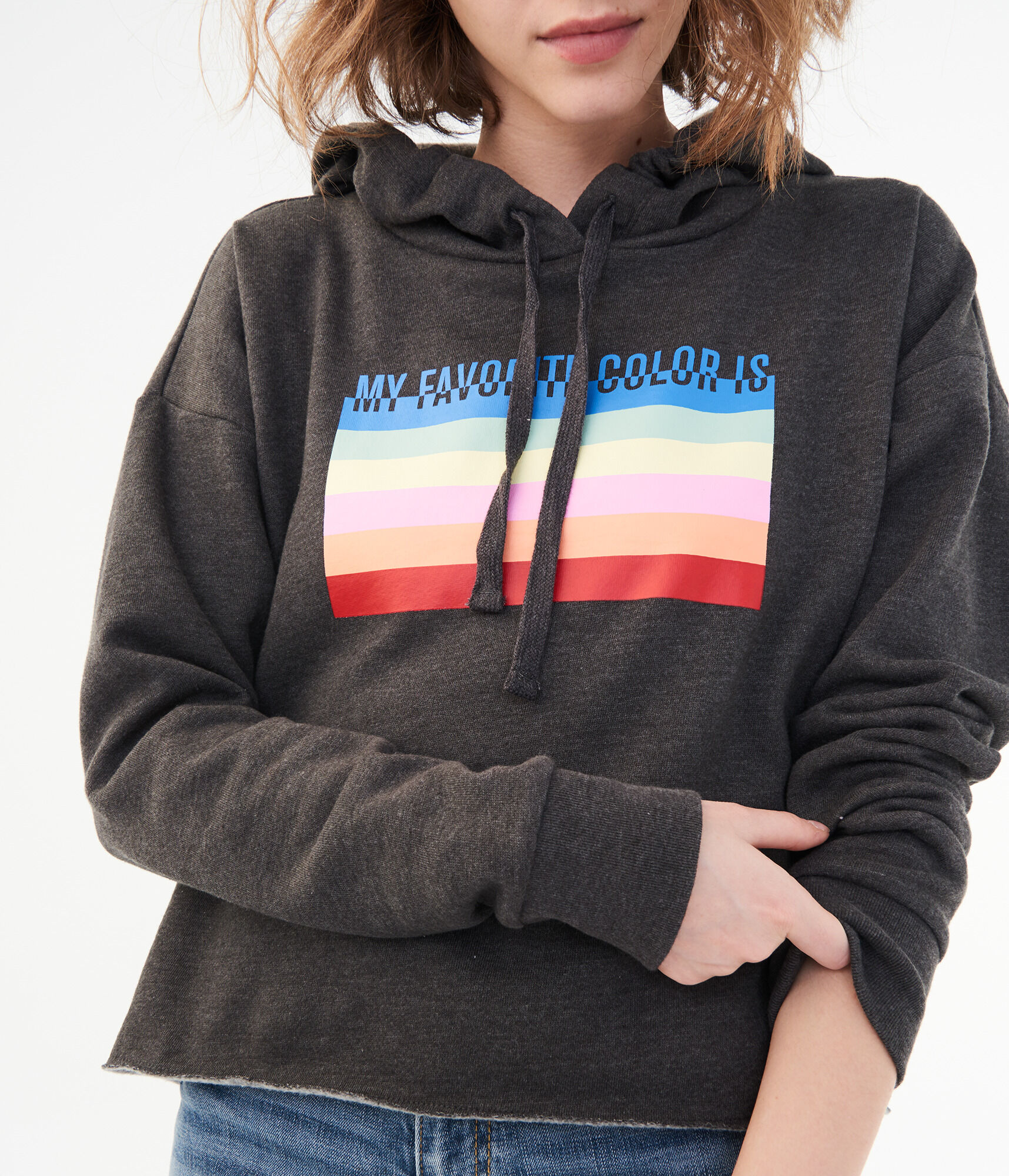 My Favorite Color Is Rainbow Pullover Hoodie