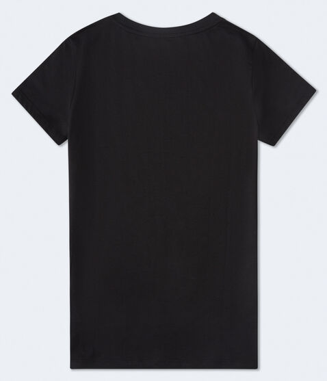 Aero Script Butterfly Foil Graphic Tee Aero Script Butterfly Foil Graphic Tee