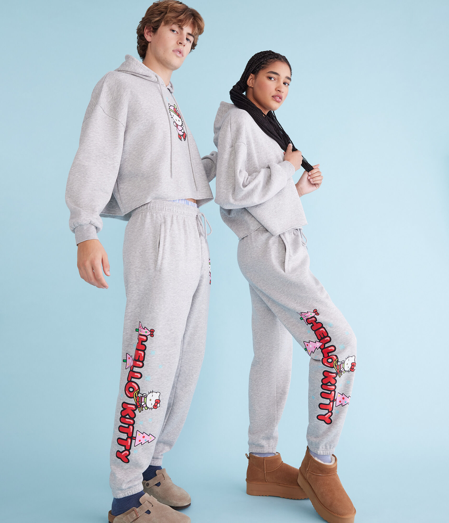 Hello Kitty Ice Skating Jogger Sweatpants