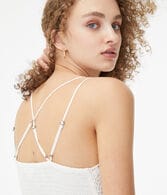 Crocheted Babydoll Top