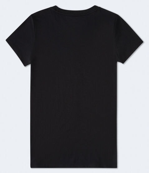 Aeropostale Floral Logo Graphic Tee