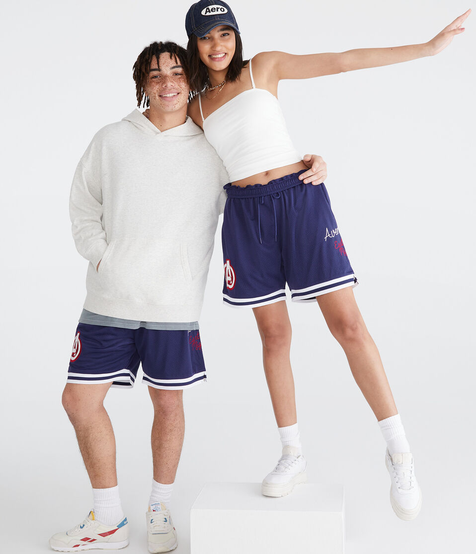 Marvel | Aero The Avengers Mesh Shorts 6.5”