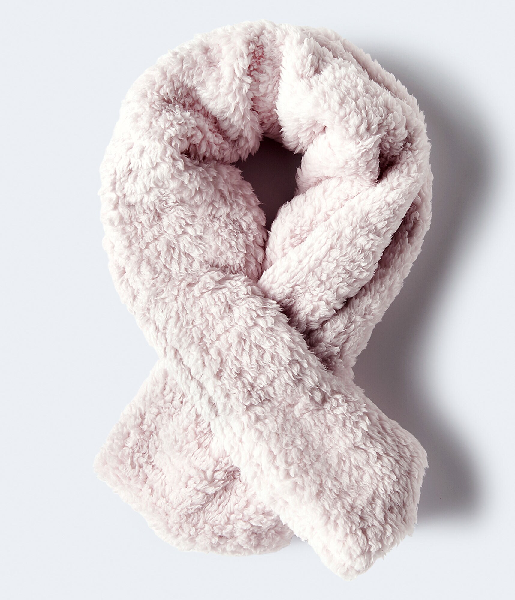 Sherpa Fleece Keyhole Scarf