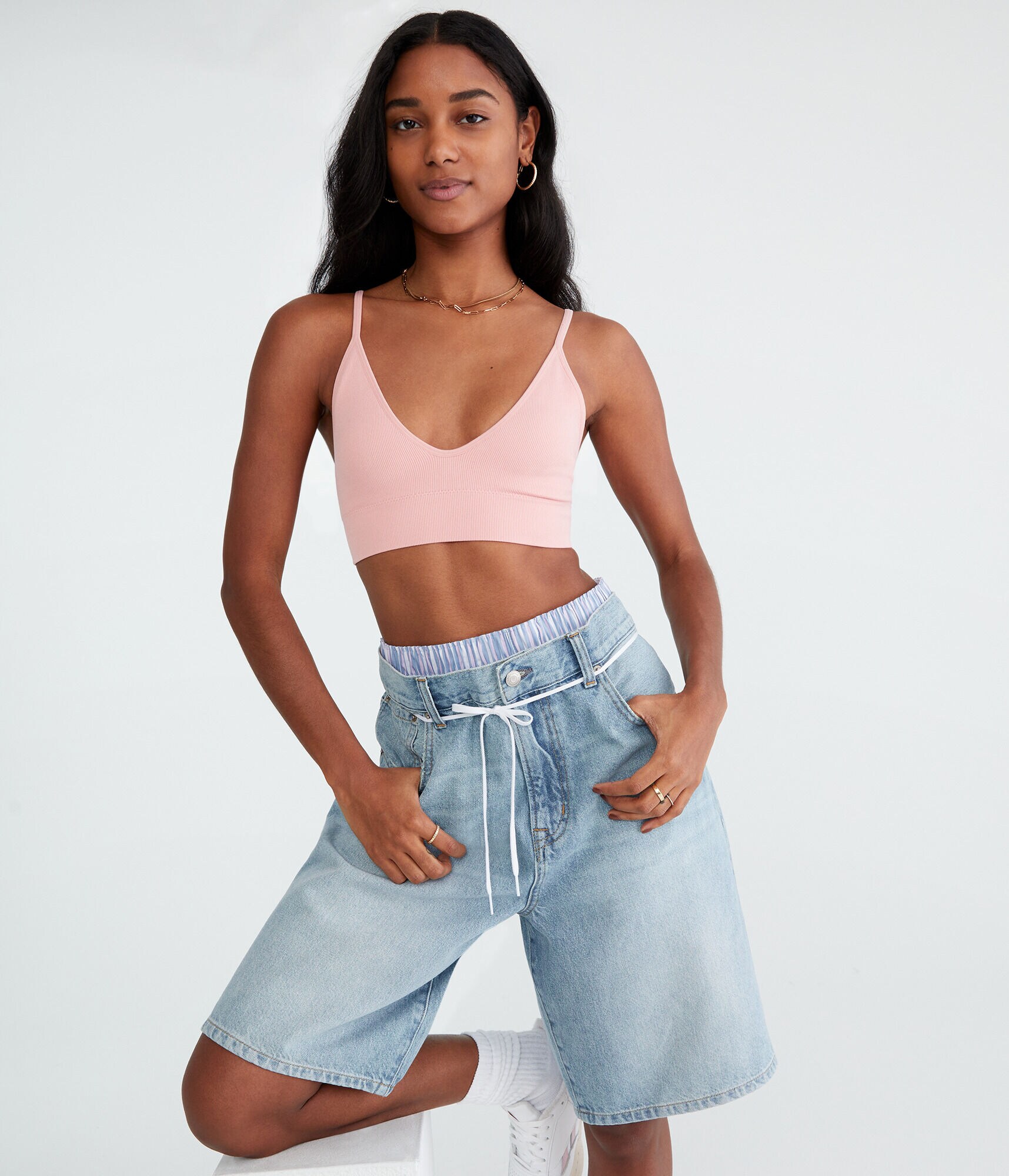 Seamless Convertible Plunge Bralette