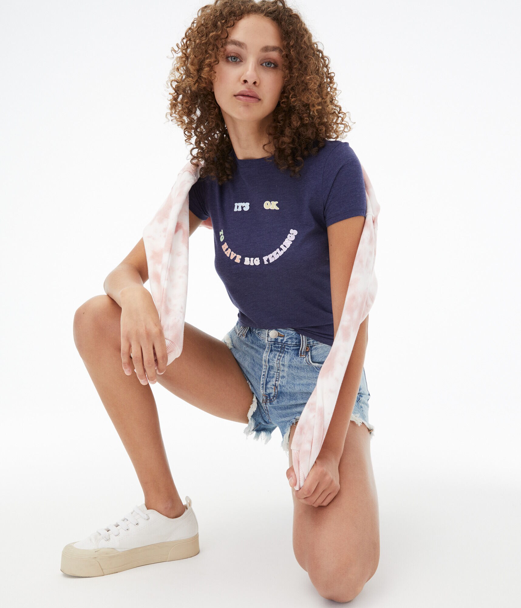 Big Feelings Smile Foil Graphic Tee