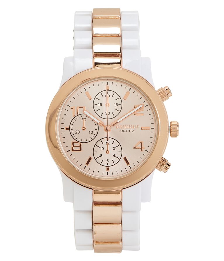 Sale Aeropostale Aeropostale Watches Usa Two-Tone Metallic Watch