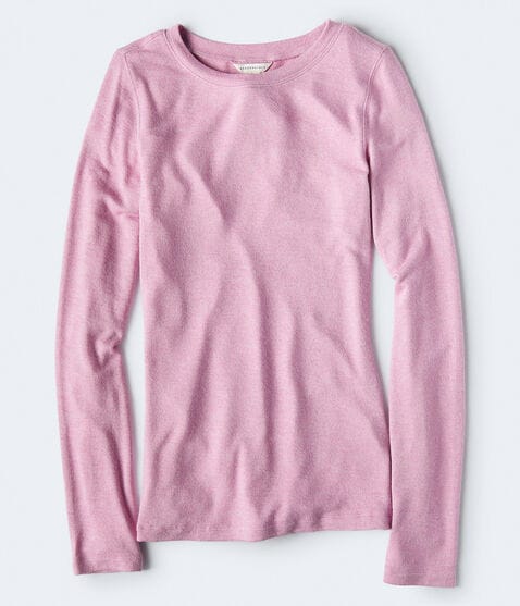 Long Sleeve Seriously Soft Solid Crew Top Long Sleeve Seriously Soft Solid Crew Top