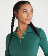 Long Sleeve Uniform Piqué Polo