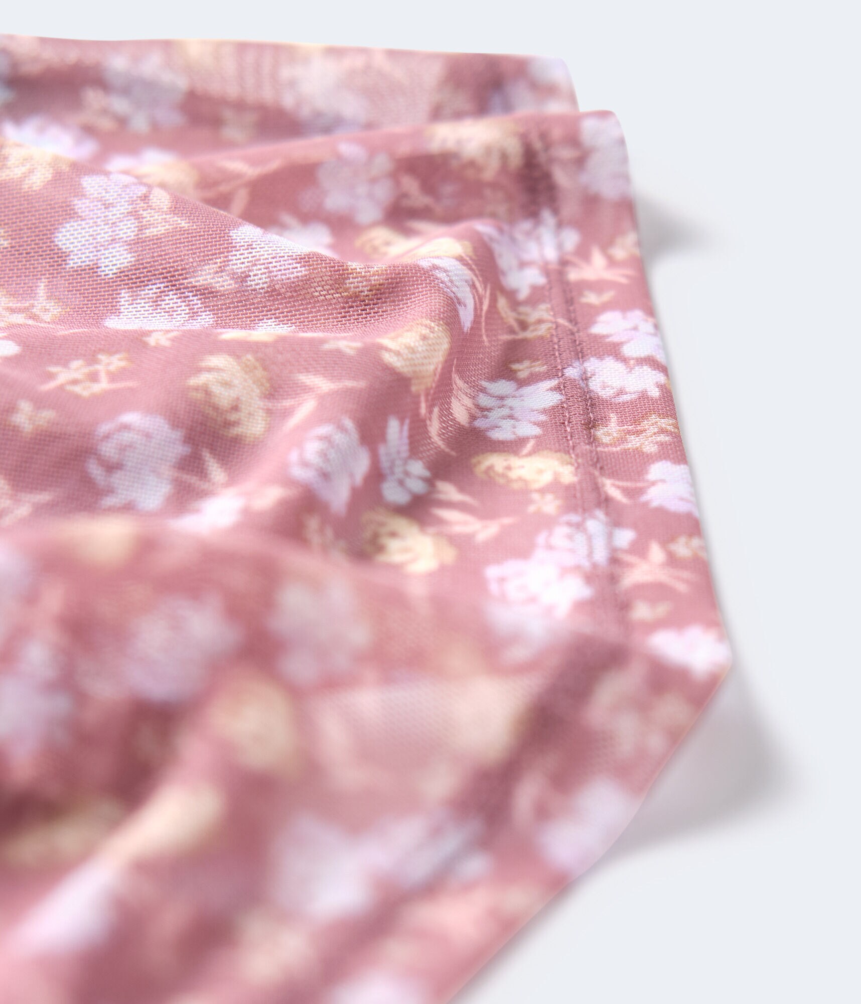 Floral Mesh Shrunken Tee