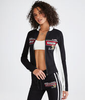 Long Sleeve Racing Full-Zip Fleece Top