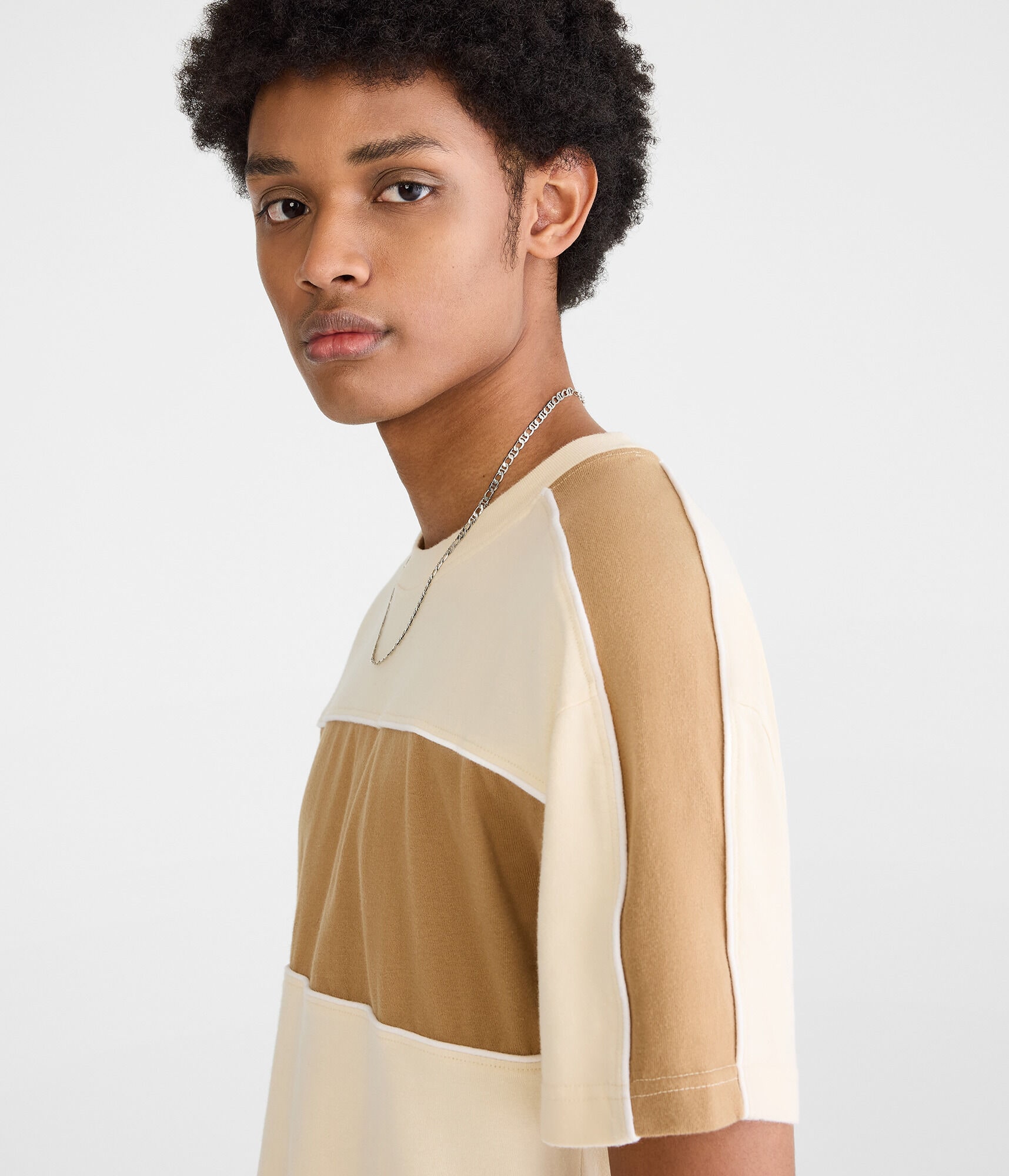 Vintage Colorblocked Crew Tee