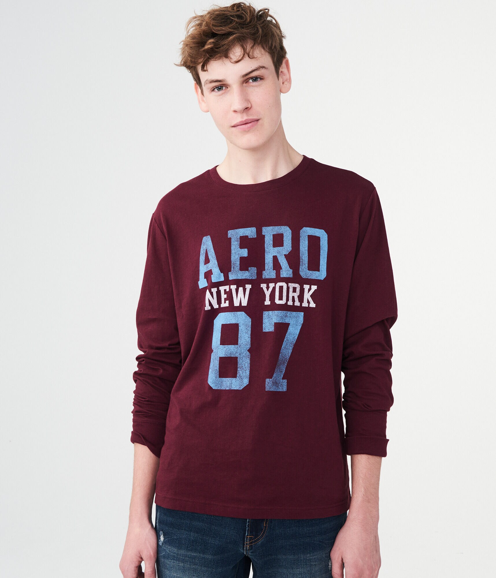 Long Sleeve Aero New York 87 Graphic Tee