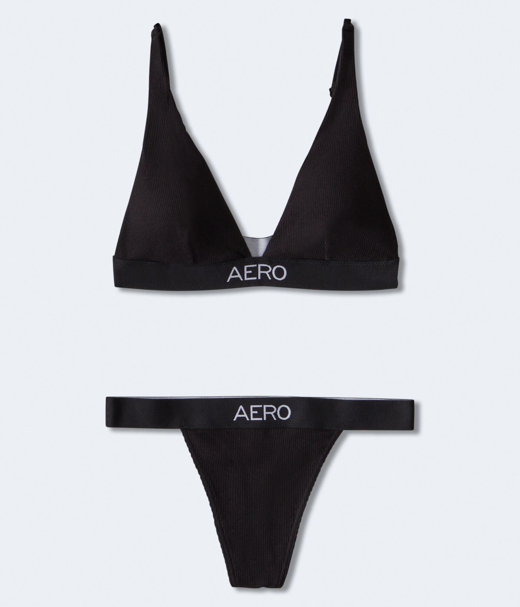 Triangle Logo Plunge Bralette