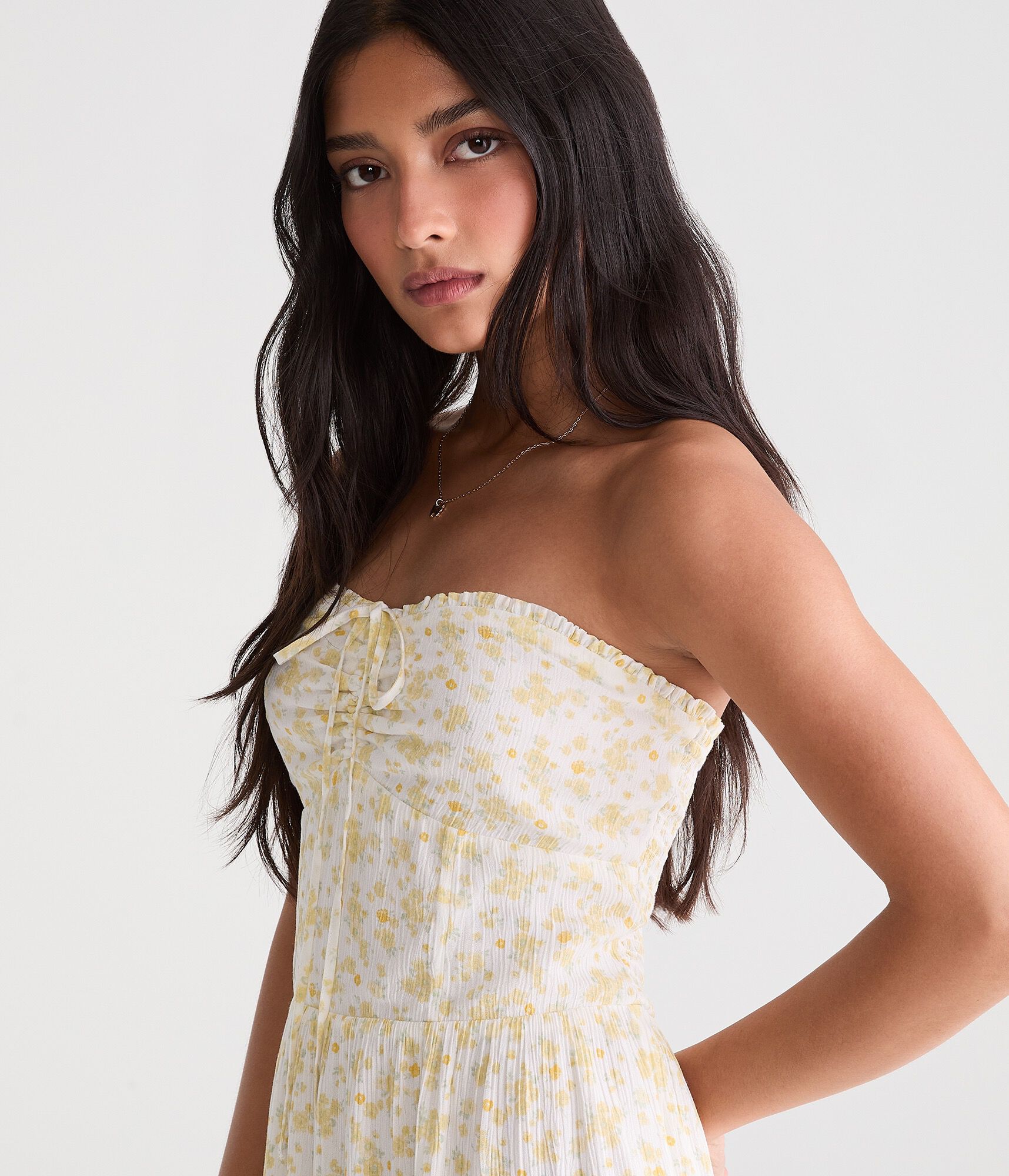 Floral Halter Maxi Dress