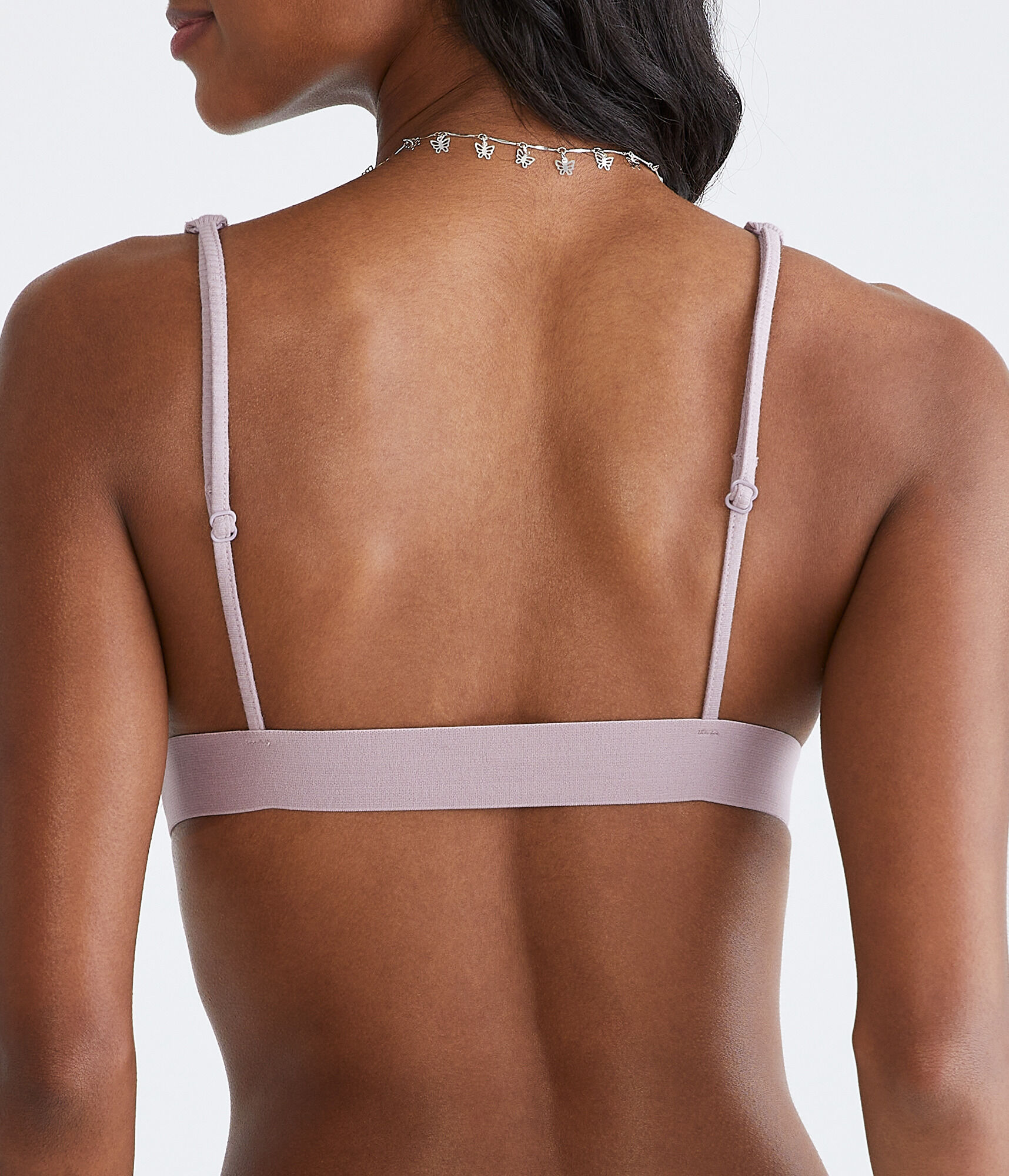 Triangle Logo Plunge Bralette